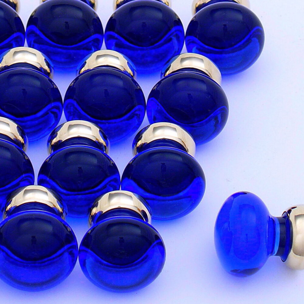 cobalt blue cupboard knobs